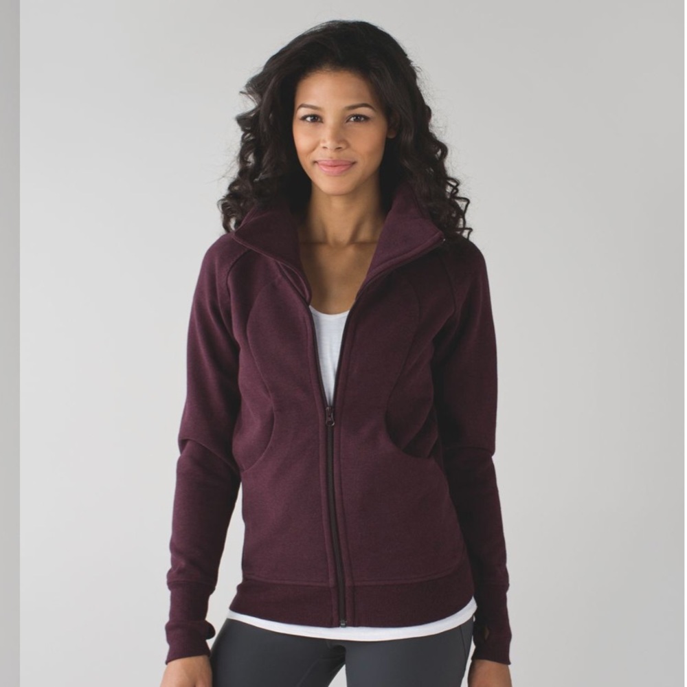Cozy Cuddle Up lululemon jacket in Bordeaux Drama